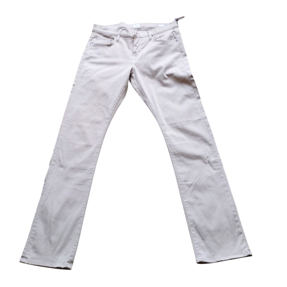 EDWIN Jace Straight Leg Mens Jeans Size 31 Light Beige Casual Denim